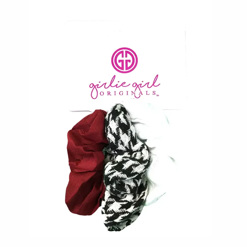 Houndstooth Assorted Scrunchies