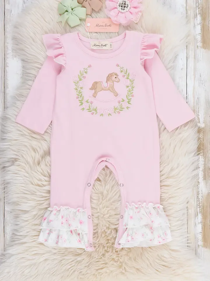 Rocking Horse Adventures Ruffle Romper
