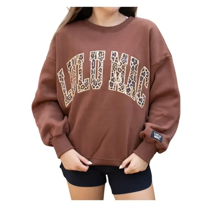LULU Mac Sweatshirt Brown/Leopard