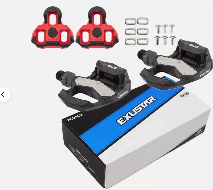 Exustar E-PR4ST EPS-R Clipless Road Bike Pedals Composite fits Look Keo w/cleats