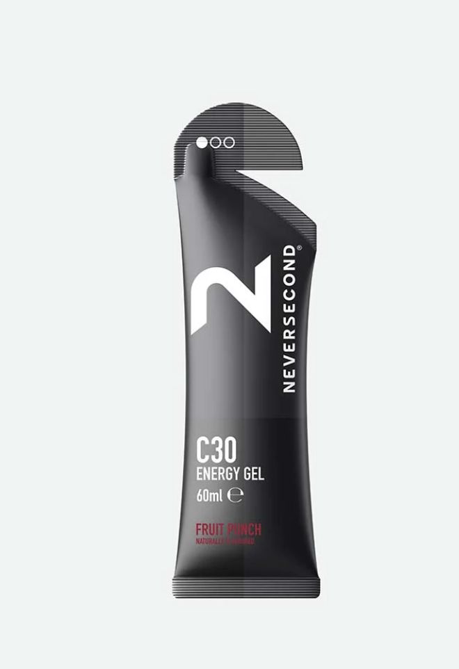 Never Second- C30 Energy Gel Unit, Flavor: Fruit Punch