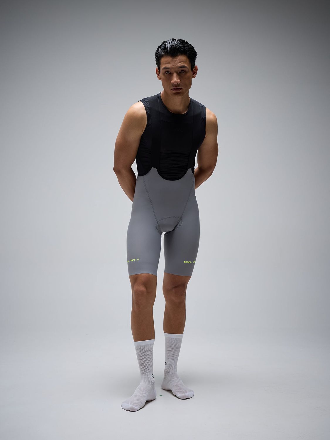 Givelo- MEN’S GVL RT HD PRO 2.0 BIB SHORTS - LIGHT GREY, Size: S
