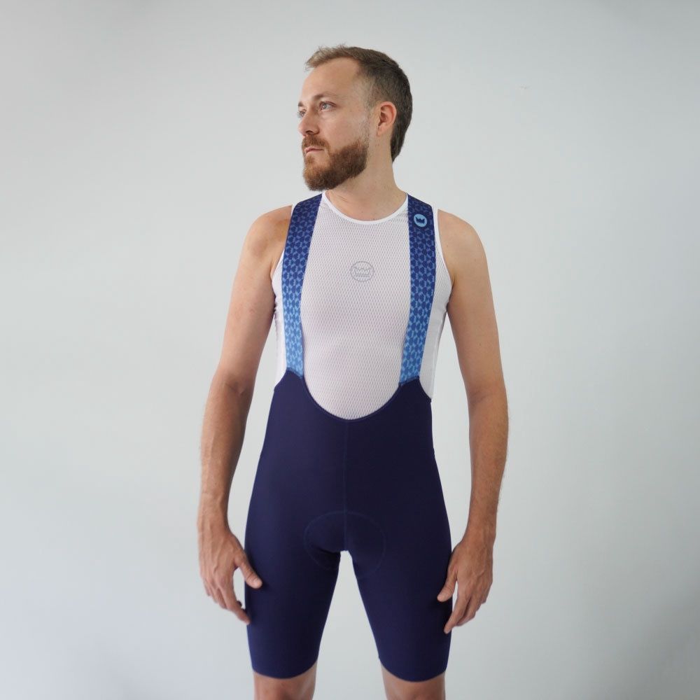 Ruta 29- Bib Men Minimal Blue, Size: S