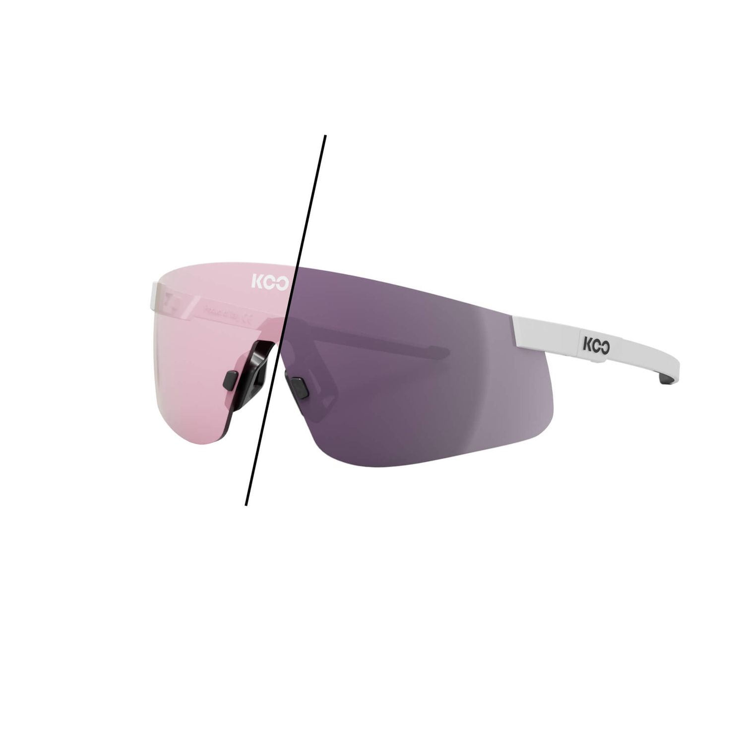 KOO- Nova White Matt Photoc Pink