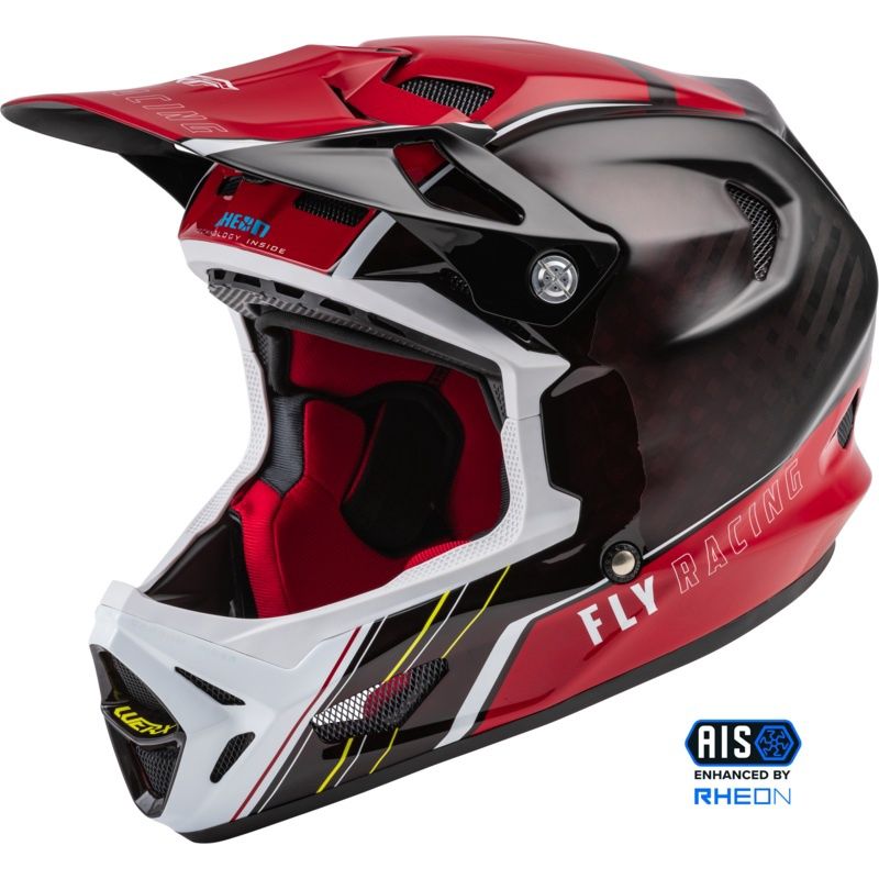 YOUTH WERX-R CARBON HELMET RED CARBON YL 51-52CM