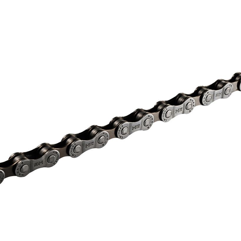 SHIMANO-  BICYCLE CHAIN, CN-HG601-11, FOR 11-SPEED (ROAD/MTB/E-BIKE COMPATIBLE), 126 LINKS (W/QUICK LINK, SM-CN900-11)