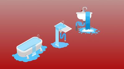 Débouchage d'un évier ou  lavabo ou douche ou baignoire (moins de 2 ans/entreprise)