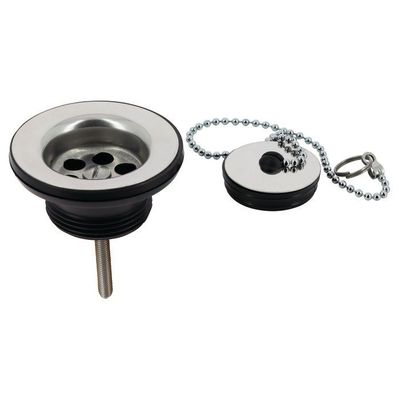 Bonde lavabo Bouchon chaînette Débit 23L/min NICOLL