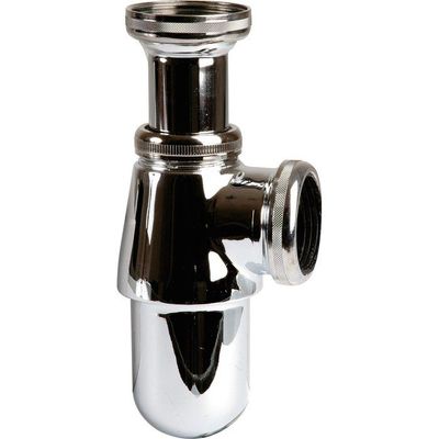 Siphon d'évier laiton chromé - 1 Siphon d'évier laiton chromé - 1"1/2 - Ø 40 mm