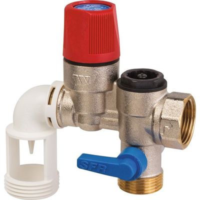 Groupe de sécurité coudé - Inox - Watts industries - 3/4" Watts