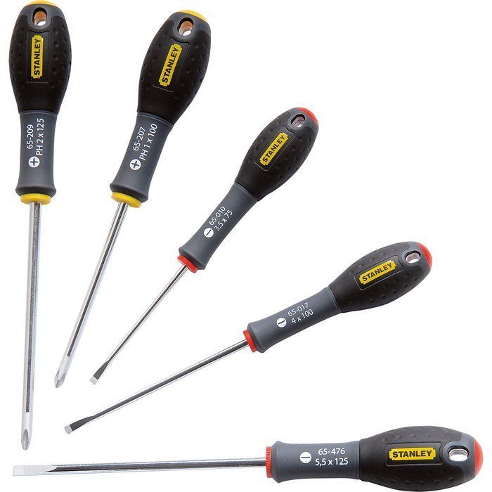 Jeu de 5 tournevis - Stanley Fatmax Stanley Fatmax Jeu de 5 tournevis - Stanley Fatmax Stanley Fatmax