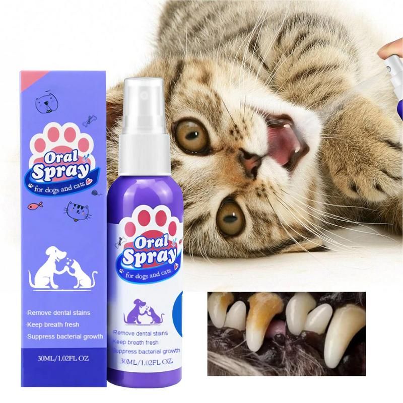Dog Mouth Spray Fresh Dental Spray For Dogs And Cats Dog Mouth Wash Dog Dental Rinse 30ml Cat Dental Care Bad Breath Cat