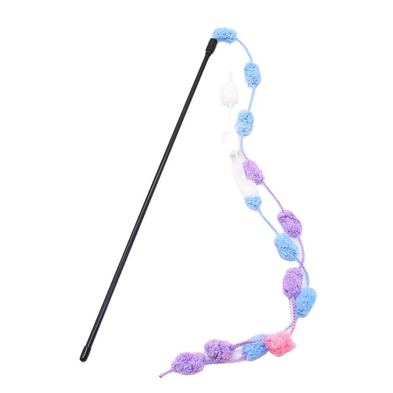 Pet Yarn Funny Home Decoration Pendant Cat Stick Training Pet Toy Cat Funny Toy