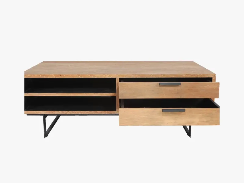 Pesaro rectangular coffee table 4 drawers