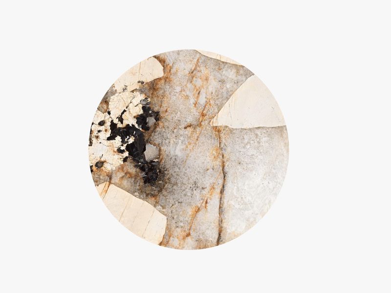 Keramisch tafelblad Patagonia rond 157 cm