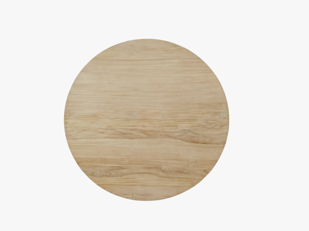 Tafelblad rustic teak rond