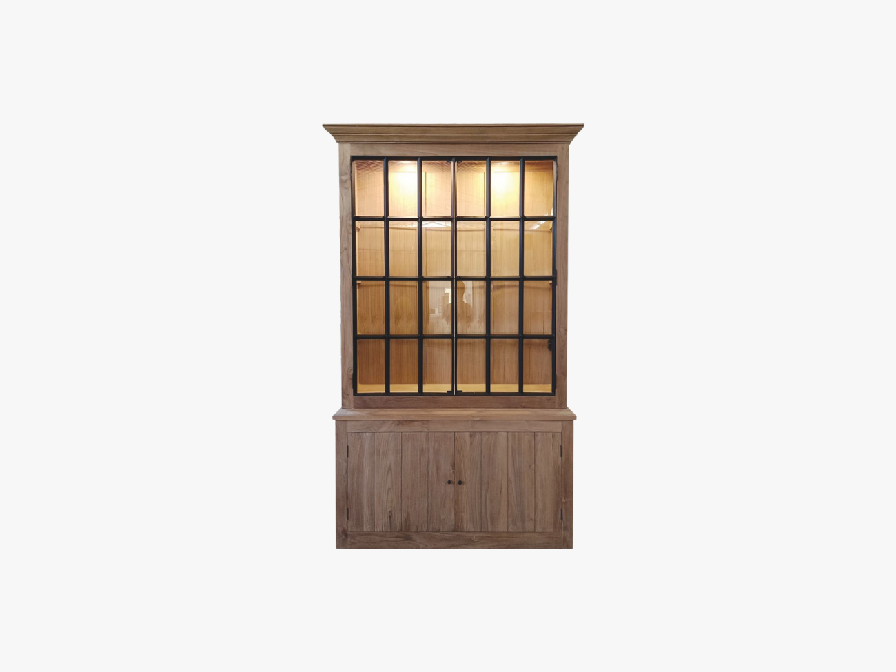Angelo cabinet 4 swing doors with lights