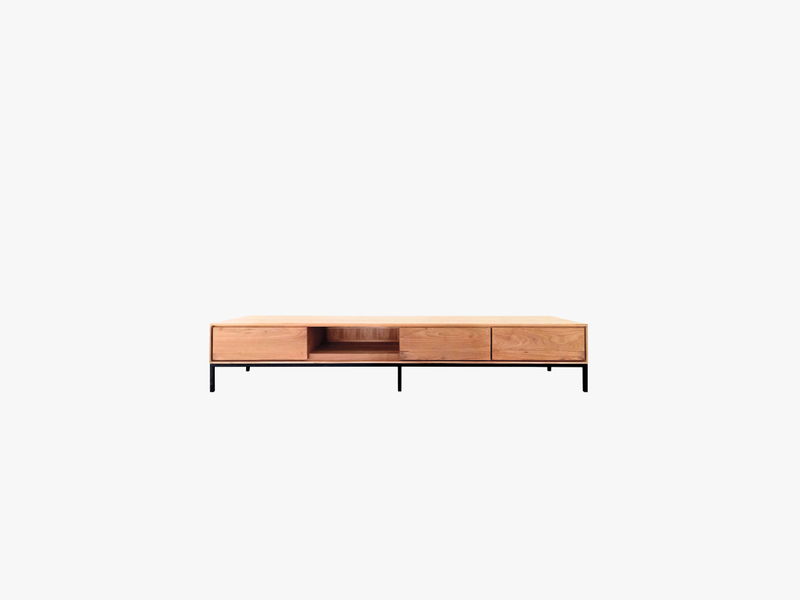Tv meubel slim 200cm laag