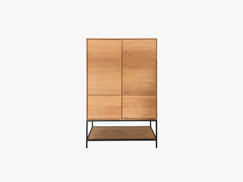 Slim bar cabinet