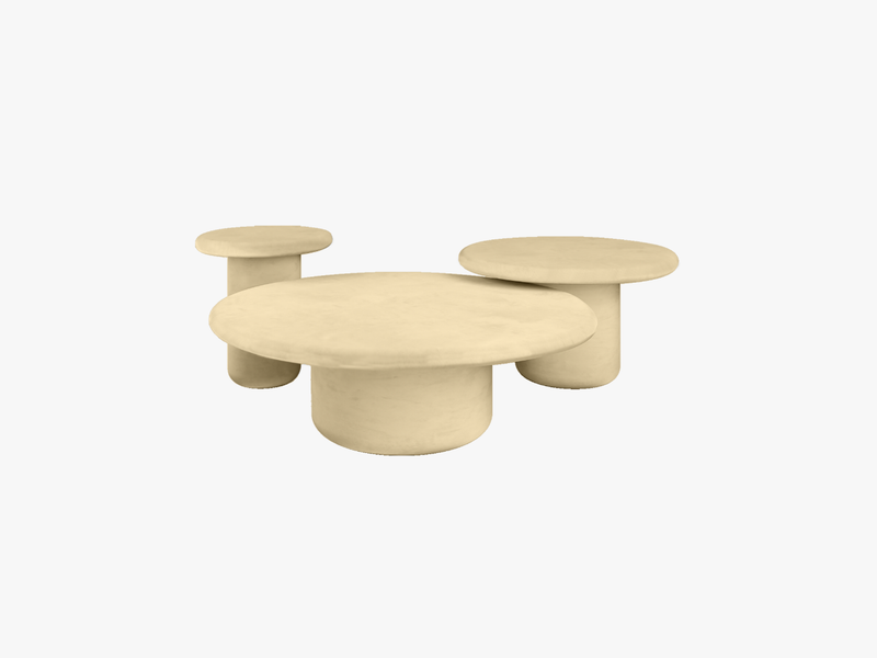 Microskin coffee table  round edge