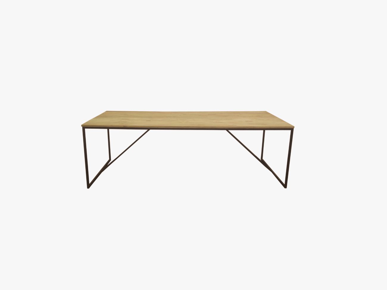 Rustic slim table