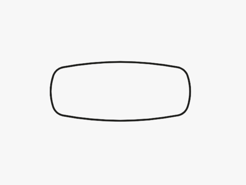 Oak table top 4 cm Danish oval