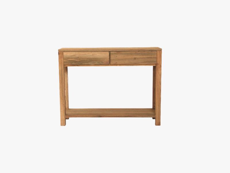 Rustic console 2 drawers