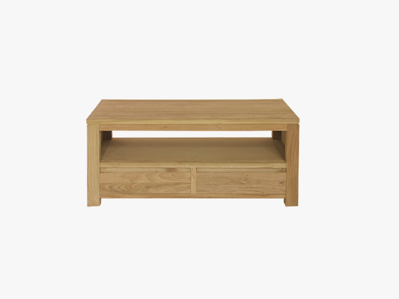 Rustic coffee table 90 x 90 cm