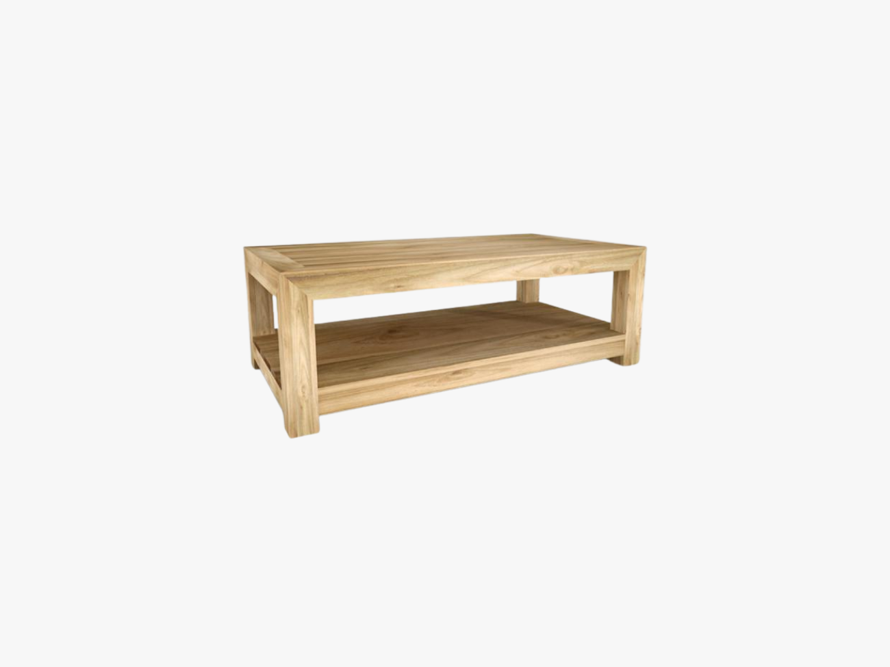 rustic coffee table - legs 8 cm x 8 cm