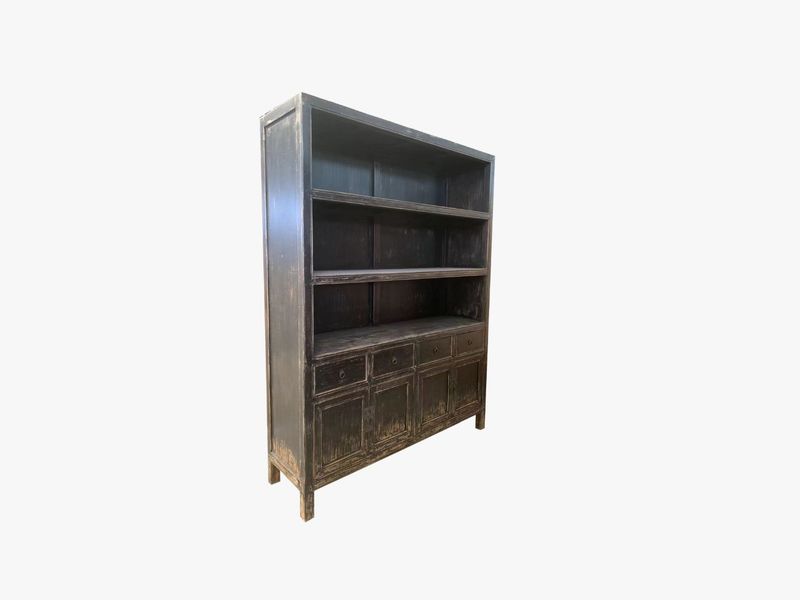 Wabi open cabinet black