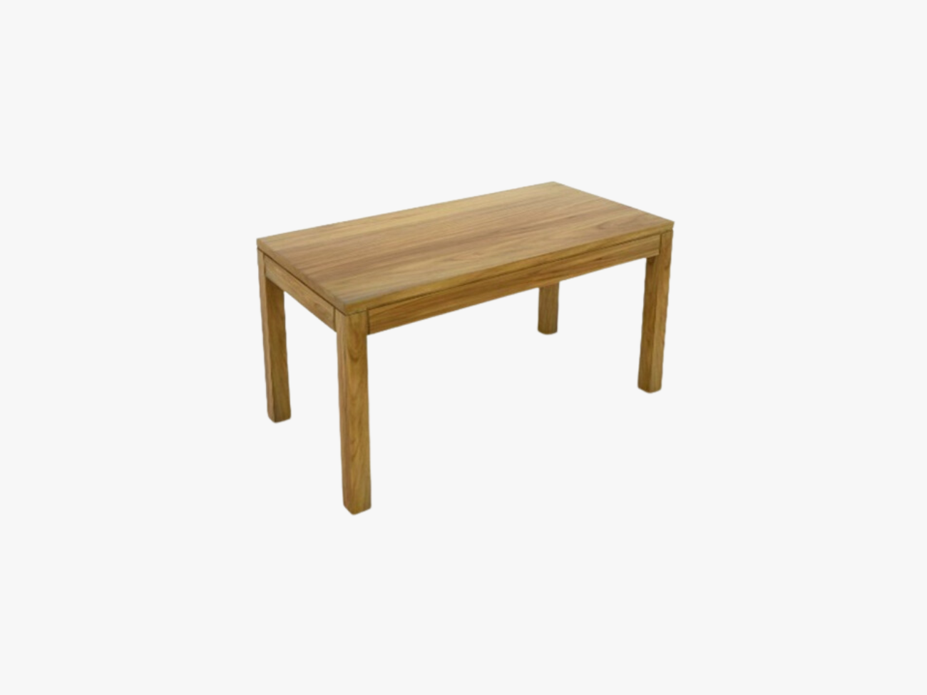 Natural cubico indoor table - top 3 cm