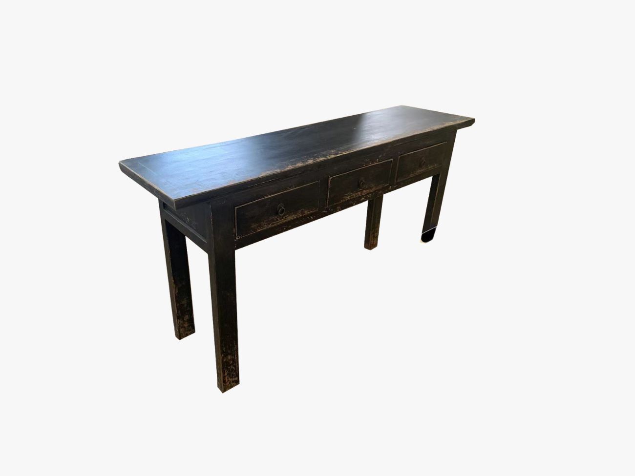 Wabi side table black 160 cm