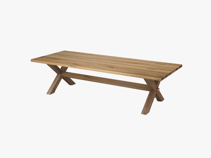 Cross X tafel outdoor top 5cm