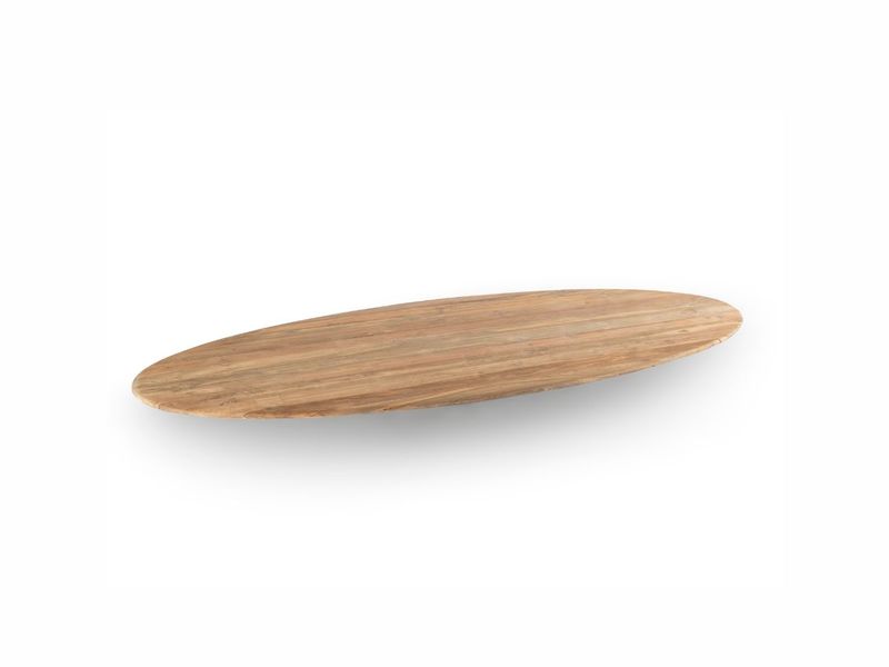 Yuki oval table top rounded edge (3cm)
