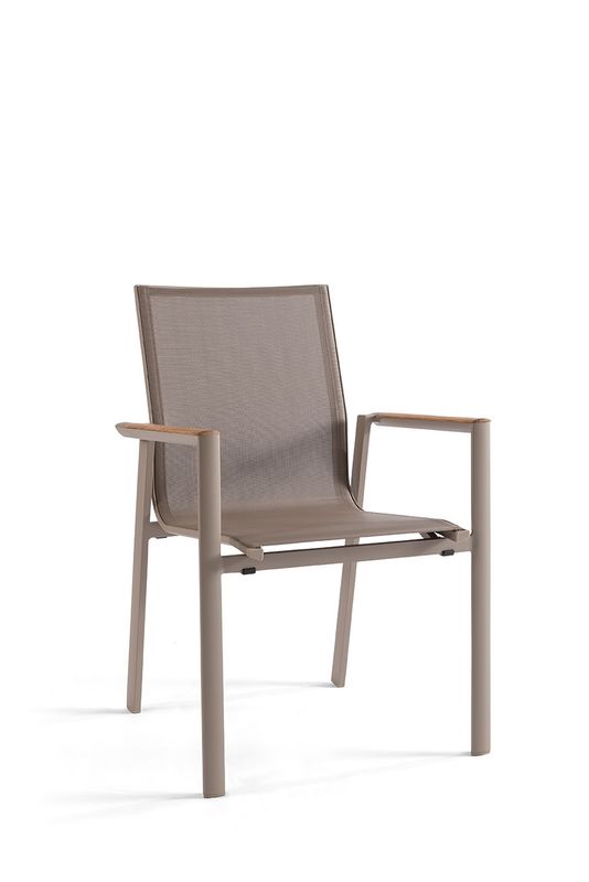 Barto alu + teak arm