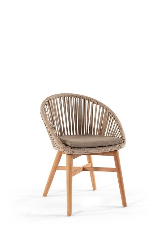 Aru stoel open weaving