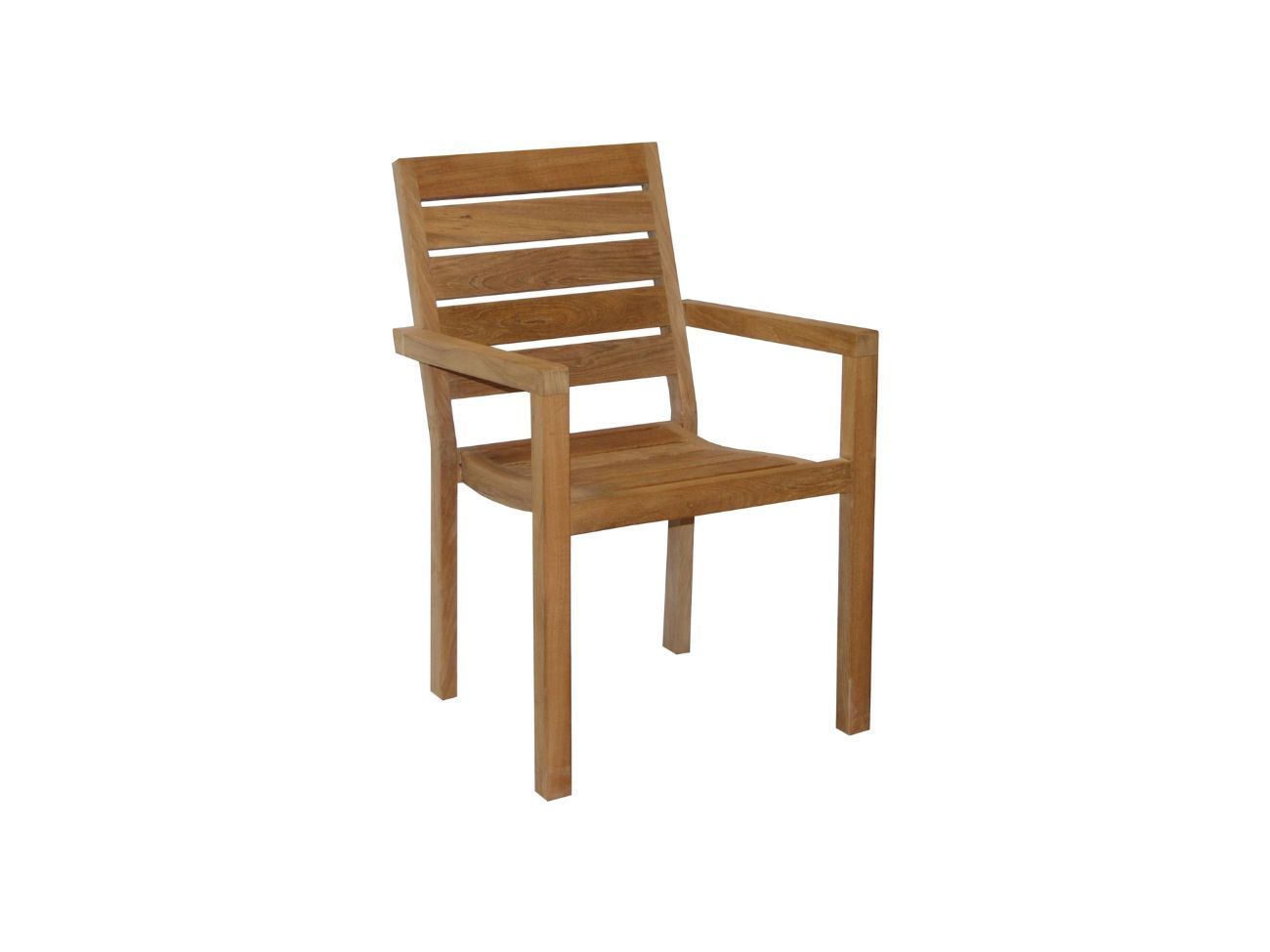 Medan stacking chair rustic finish