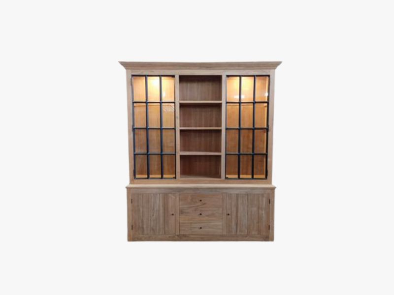 Angelo cabinet 4 swing doors 3 drawers