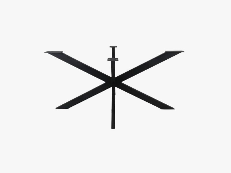 Matrix tafelpoot + frame voor rechte/ovale bladen