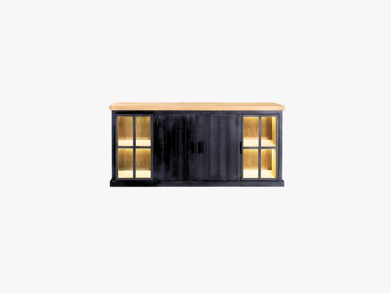 San Jose dressoir 4 doors with lights