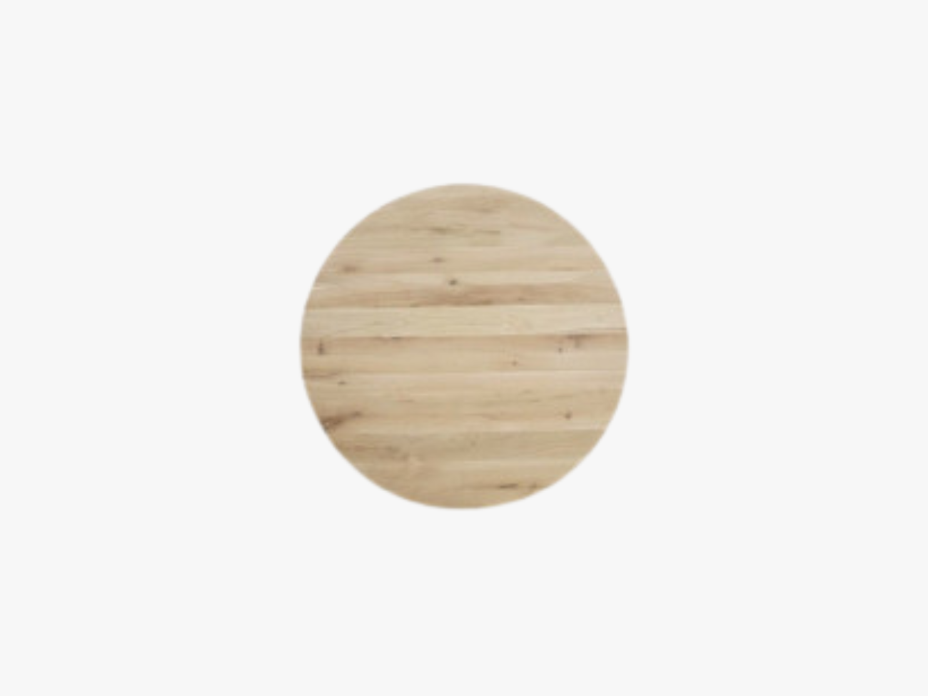 Oak table top 4 cm round