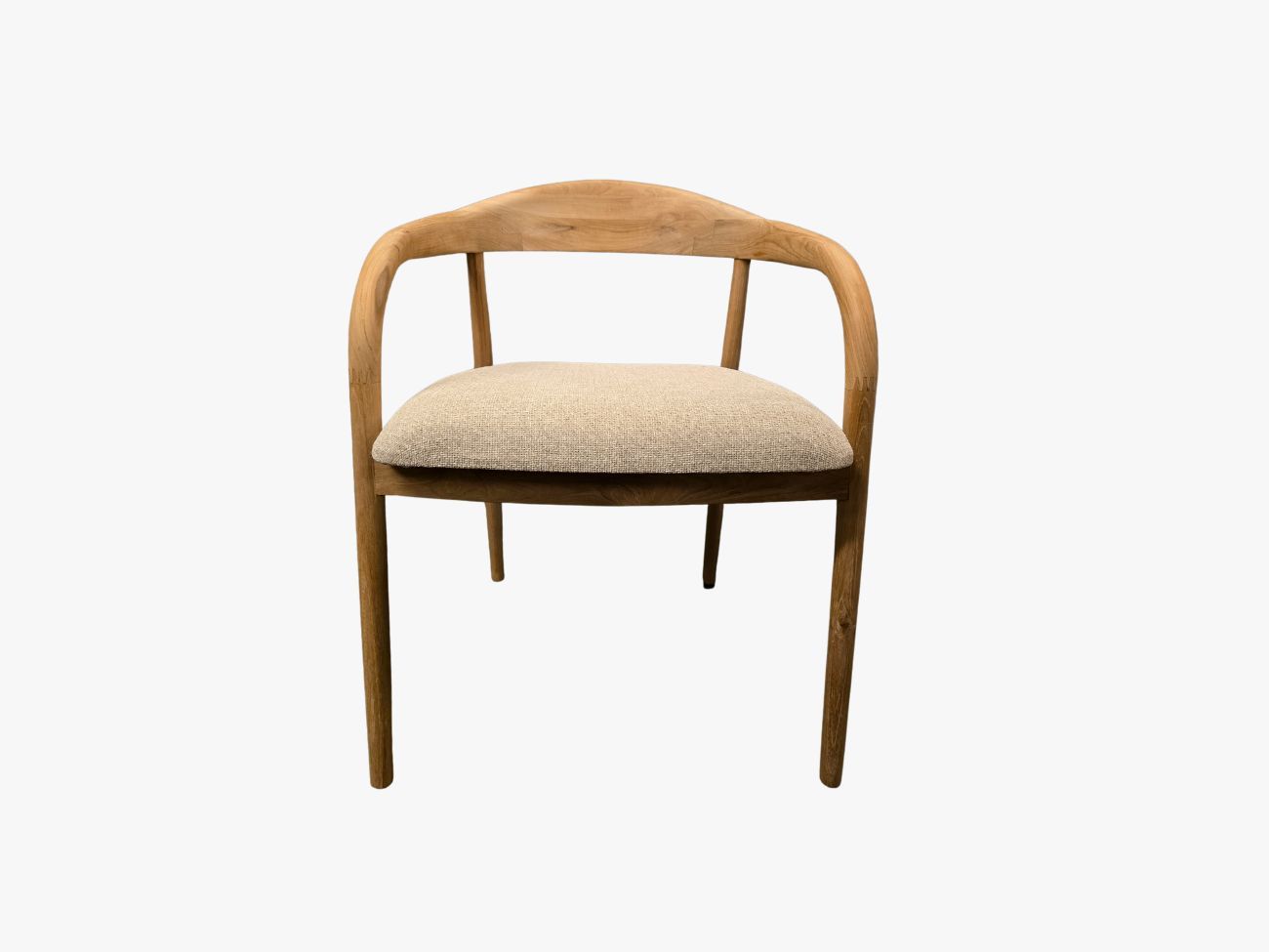 Kiju chair teak / woolacombe fabric