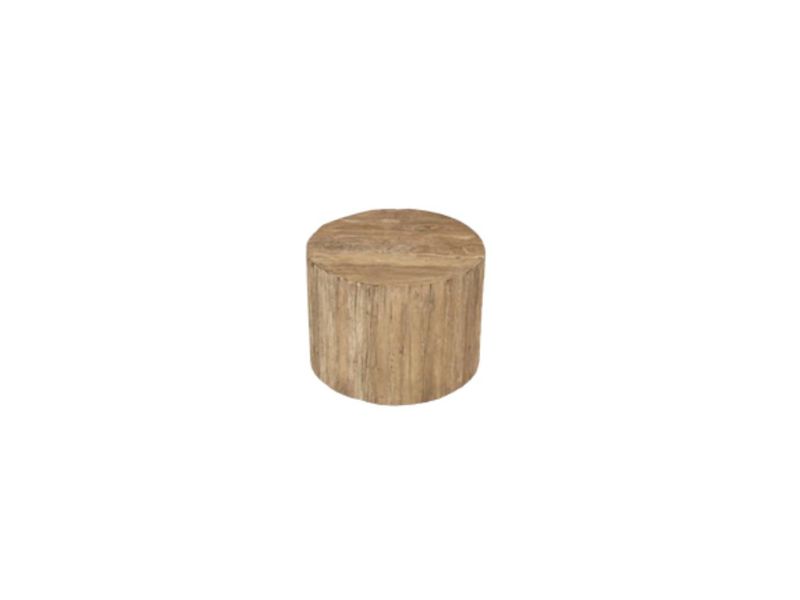 coffee table railwood with wheels