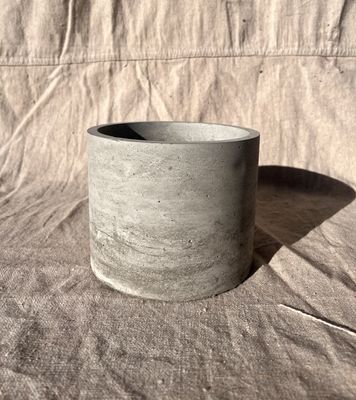 Tall Circular Cement Vessel