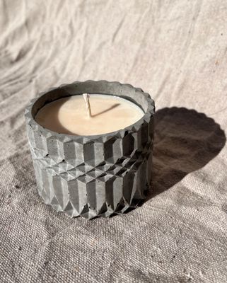 ​[Geometric Vessel] Hand-Poured Soy Candle
