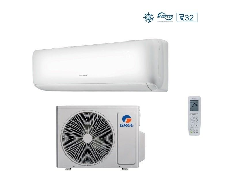 Climatizzatore Condizionatore Gree Inverter Serie Newari 12000 Btu R-32 Wi-Fi Integrato A++/A+ Gwh12Atbxb-K6Dna1D