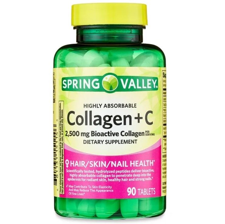 Spring Valley Colágeno Altamente Absorbible + Vitamina C