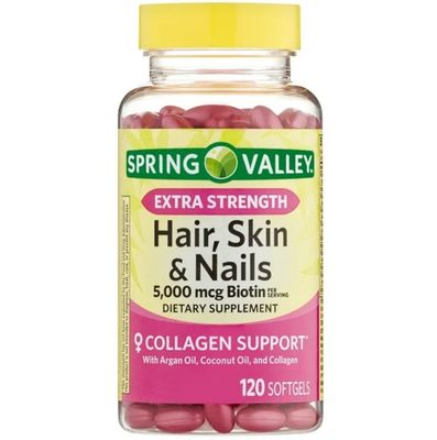 Spring Valley Extra Strength Hair, Skin &amp; Nails Softgels