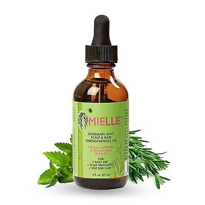 MIELLE ORGANICS Rosemary Mint Scalp &amp; Hair Strengthening Oil 59ml