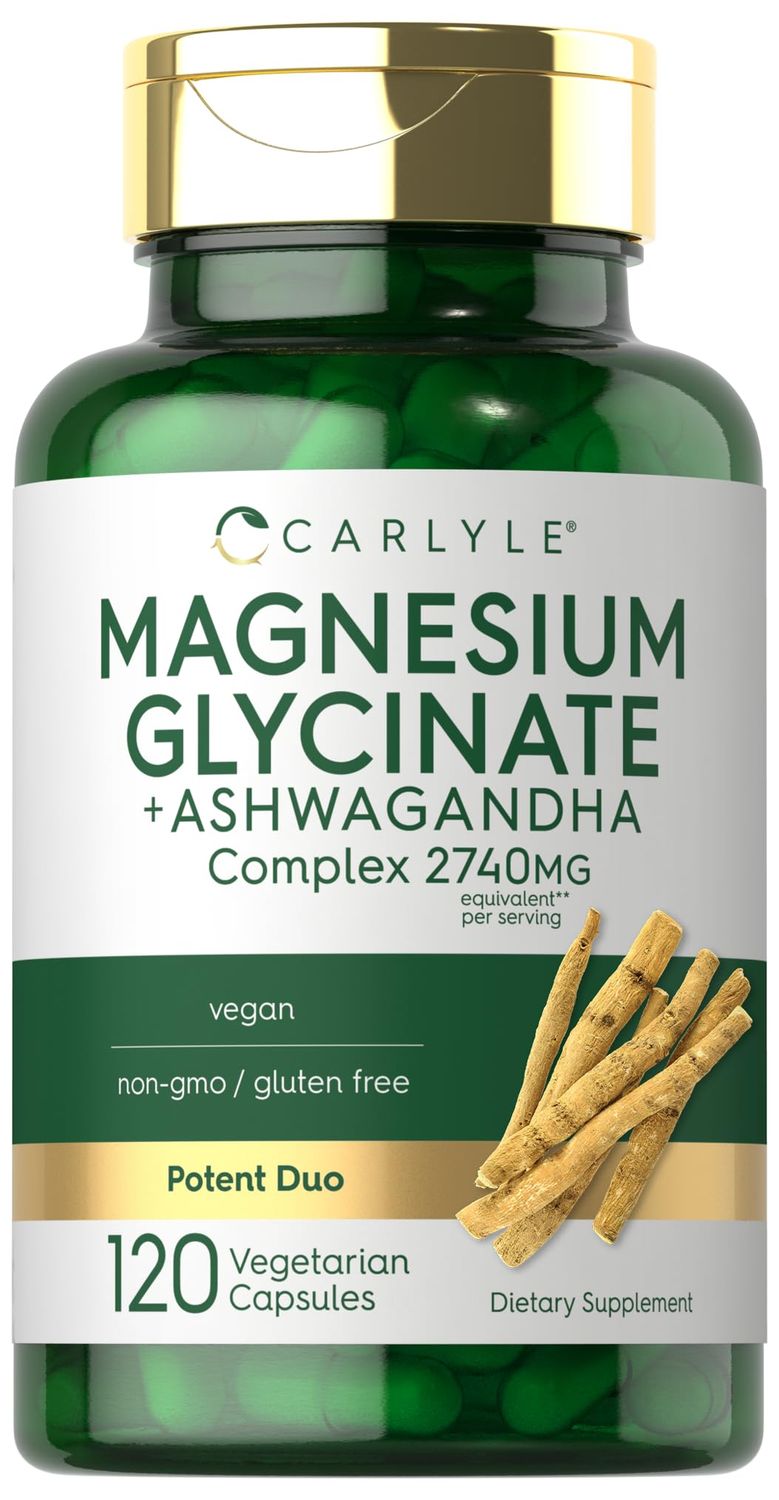 Carlyle Glicinato De Magnesio + Ashwagandha Complex